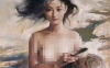周迅全裸人体模特画曝光，一幅画拍卖184万